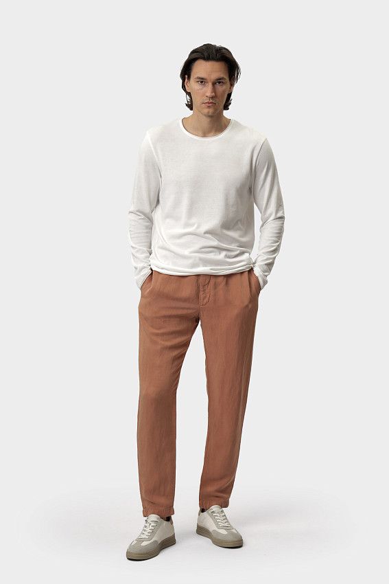 Брюки льняные Strellson Бежевый