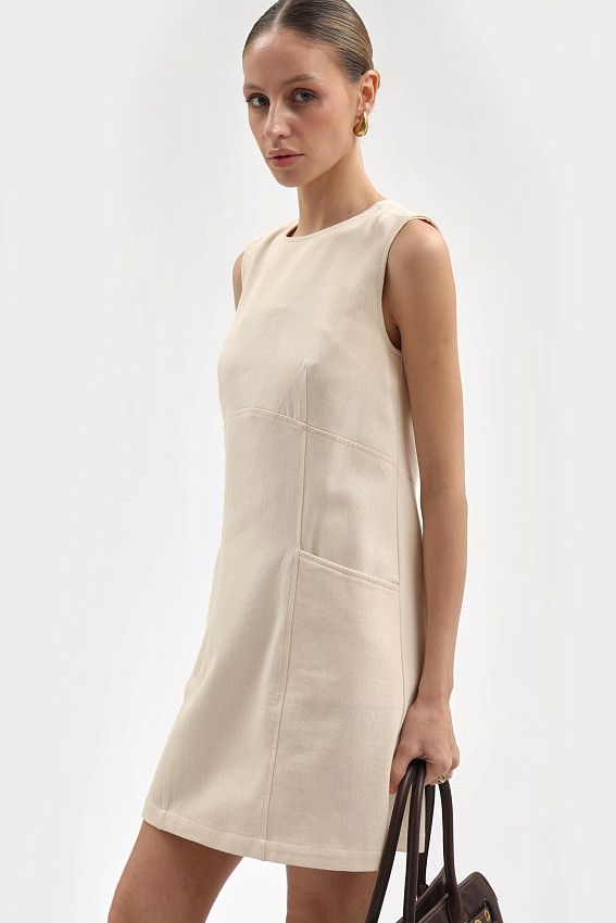 Платье The Hills Бежевый