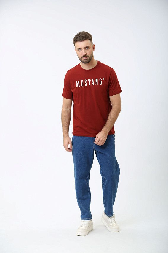 Футболка Mustang Бордовый