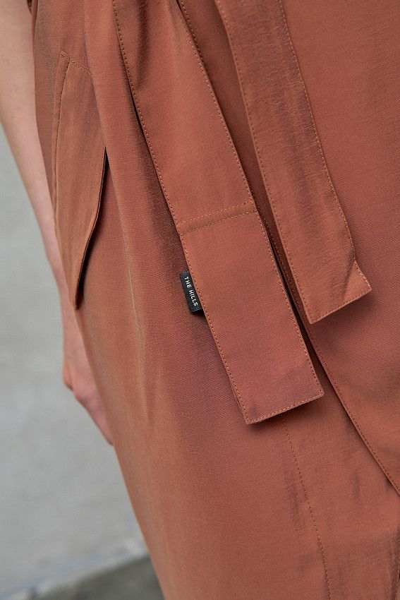 Платье The Hills Бронзовый