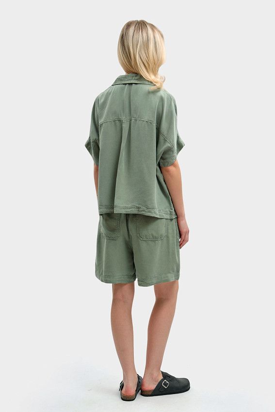 Рубашка Mustang Зеленый