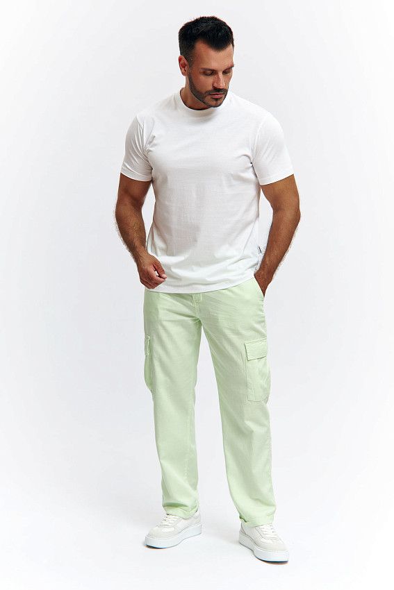 Брюки льняные Van Mich Зеленый