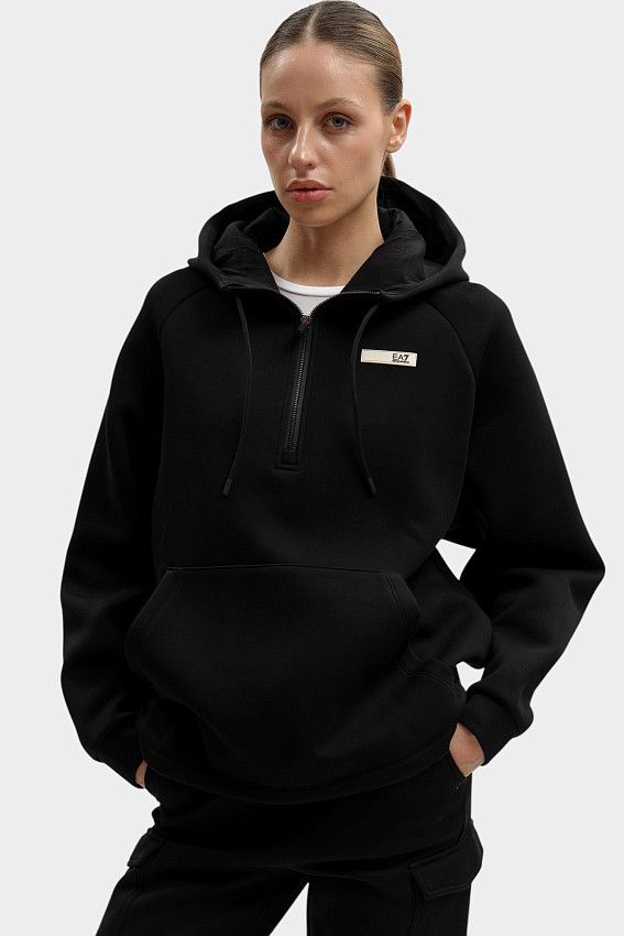 Худи EA7 Черный