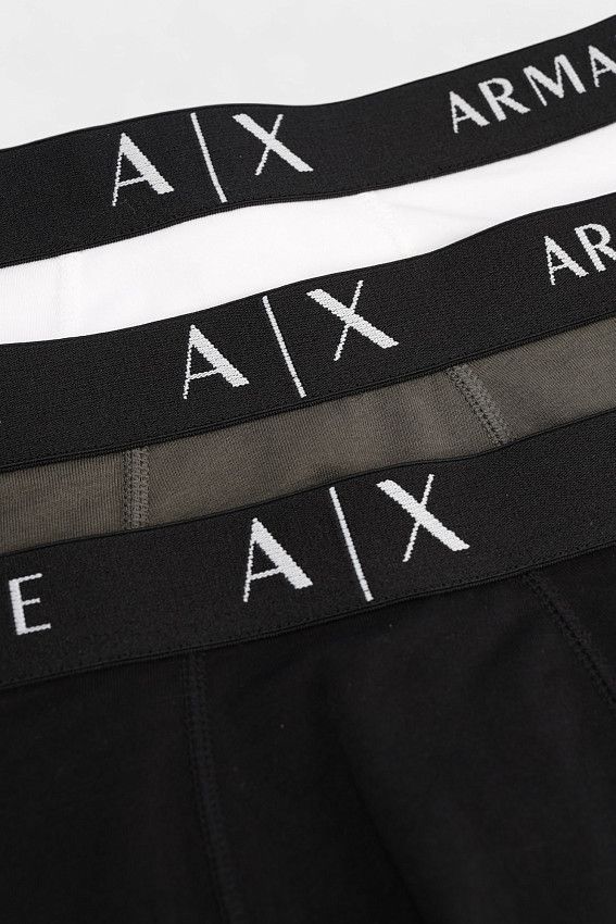 Трусы 3 шт Armani Exchange Белый