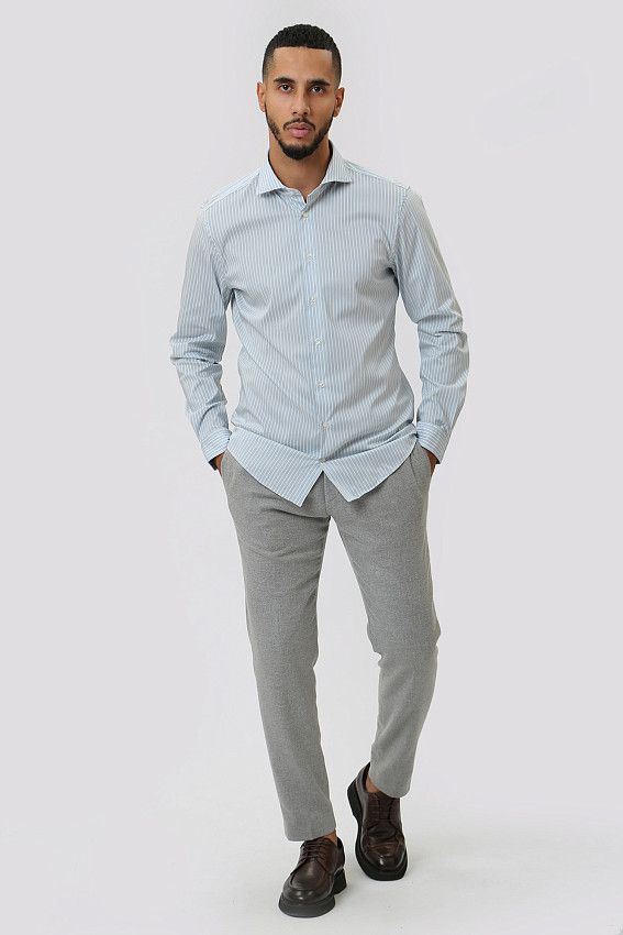 Сорочка д/р Strellson Синий