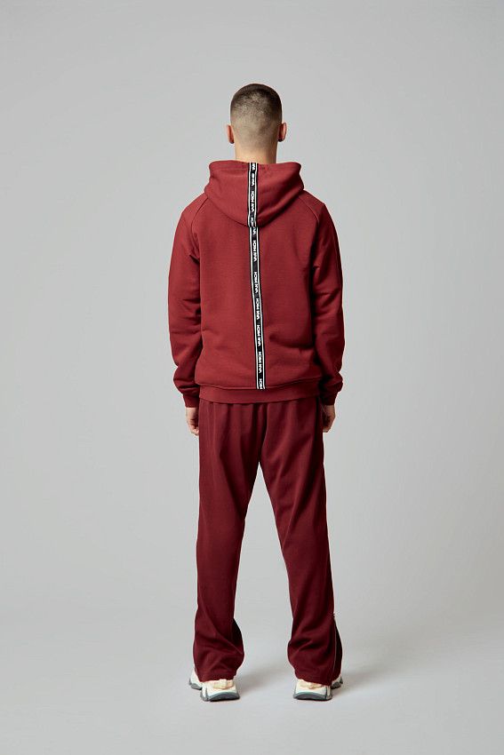 Толстовка с капюшоном Van Mich Бордовый