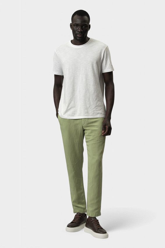 Брюки льняные Strellson Зеленый