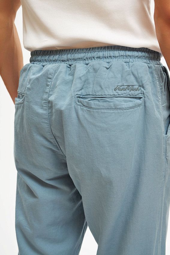 Брюки льняные Van Mich Серый