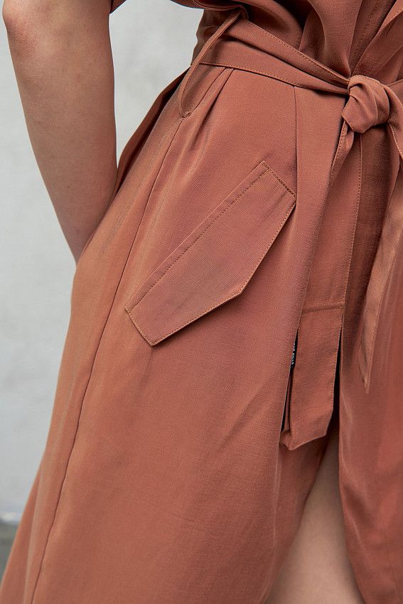 Платье The Hills Бронзовый