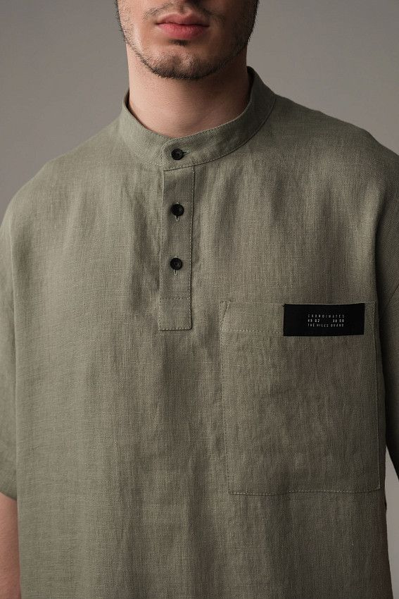 Рубашка с коротким рукавом The Hills Хаки