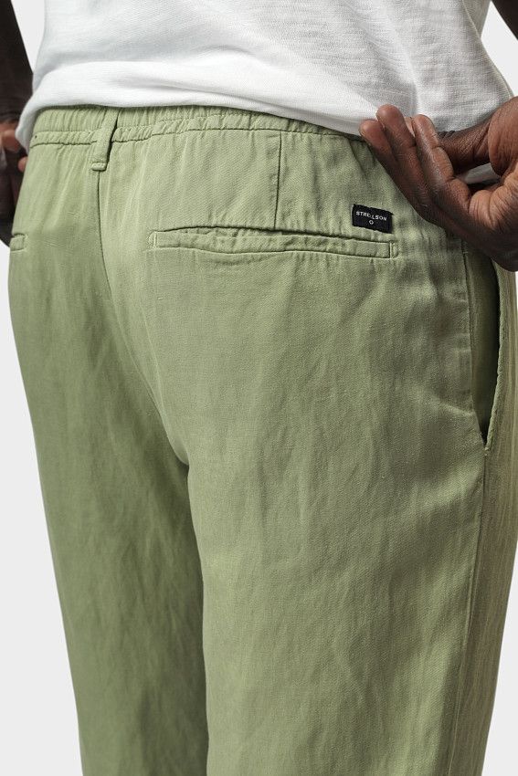 Брюки льняные Strellson Зеленый