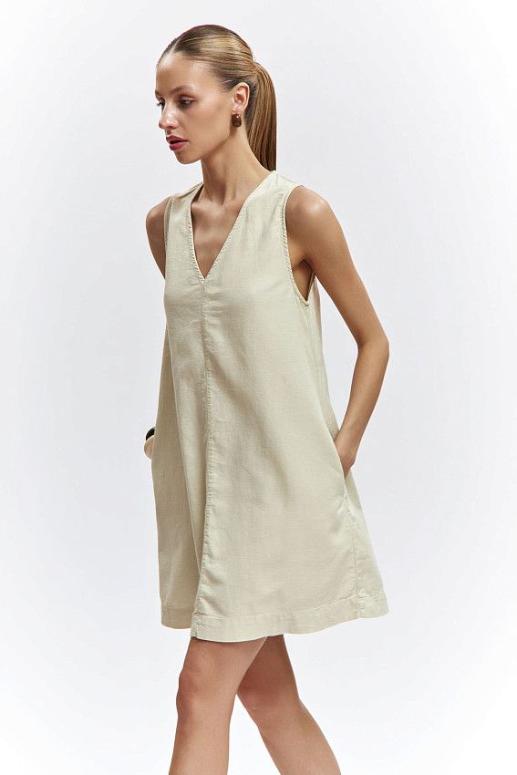 Платье Van Mich Бежевый