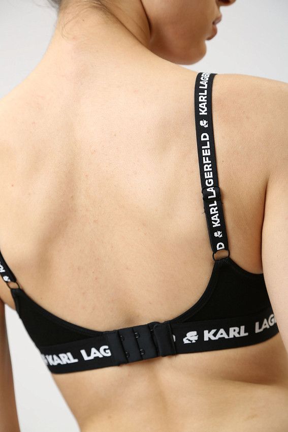 Топ Karl Lagerfeld Черный