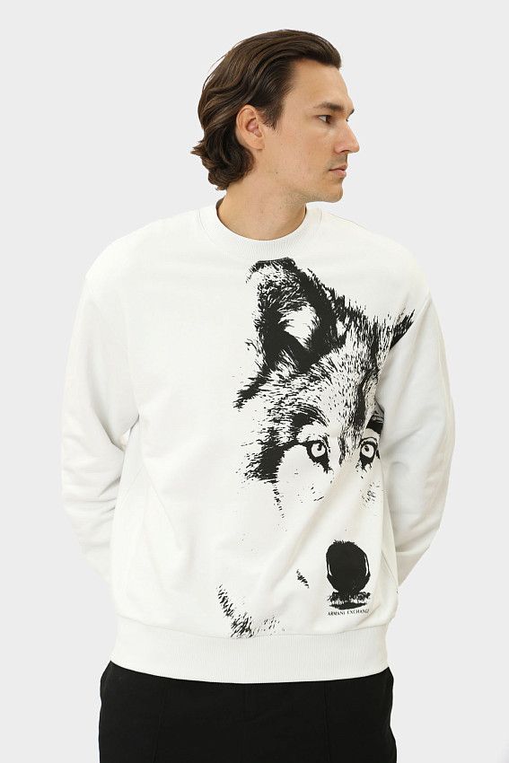 Свитшот Armani Exchange Белый