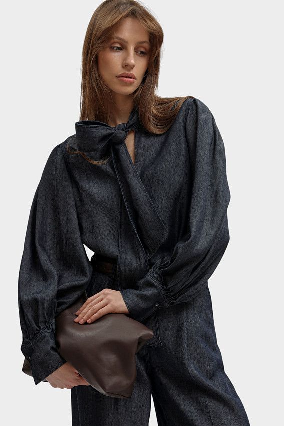 Блузка Karl Lagerfeld Синий