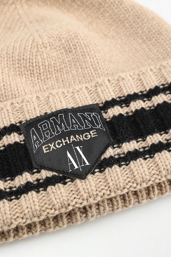 Шапка Armani Exchange Бежевый