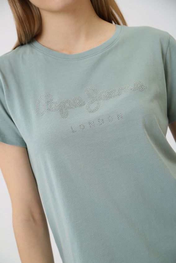 Футболка Pepe Jeans Бирюзовый