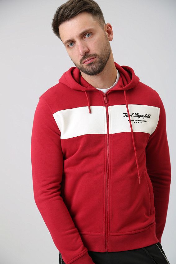 Толстовка с капюшоном Karl Lagerfeld Красный