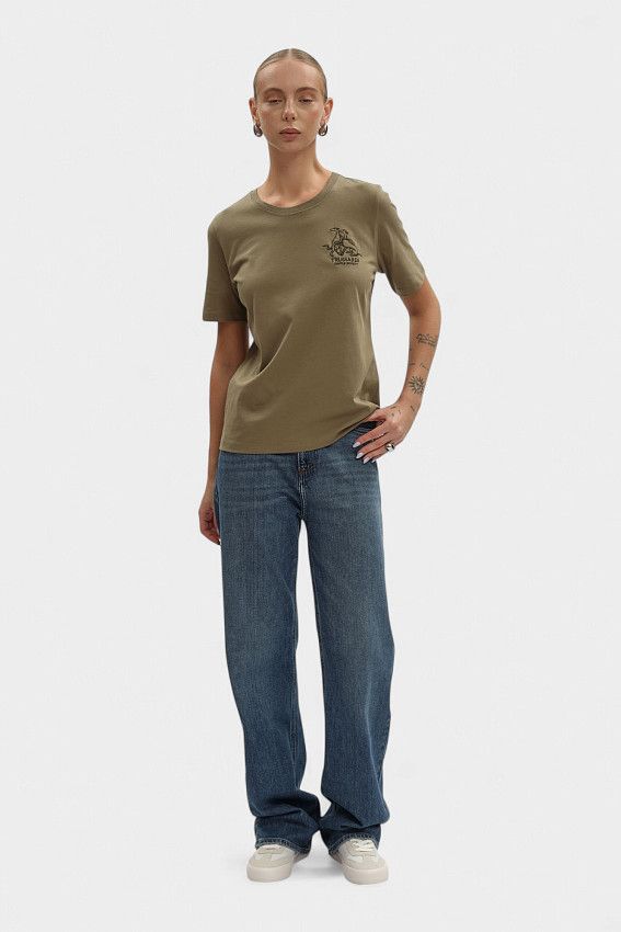 Футболка Trussardi Хаки