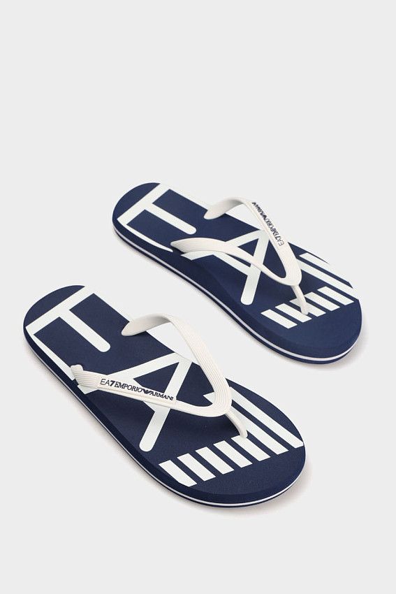 Шлепанцы EA7 Голубой