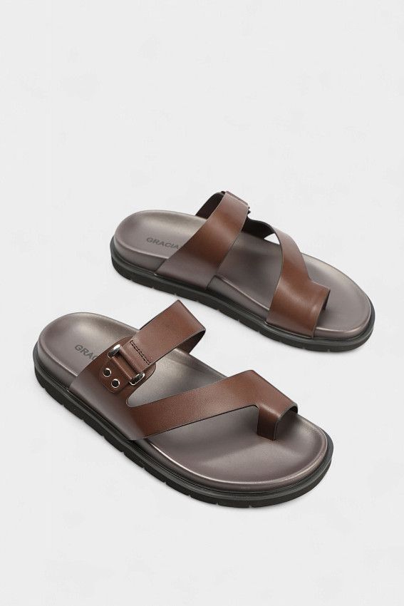 Шлепки Graciana Коричневый