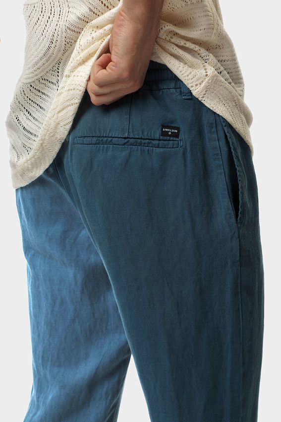 Брюки льняные Strellson Черный