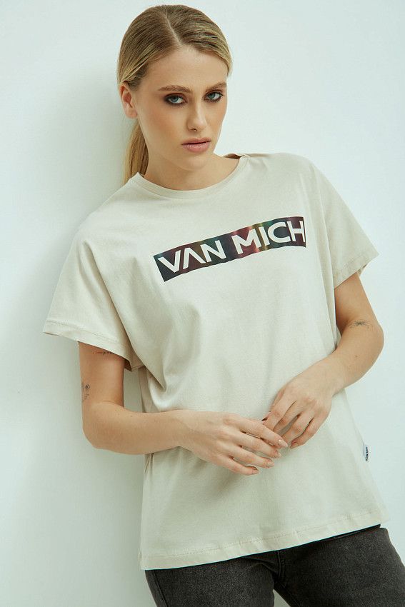 Футболка Van Mich Бежевый