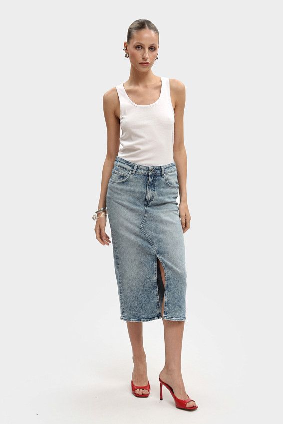 Юбка джинсовая Mustang Синий