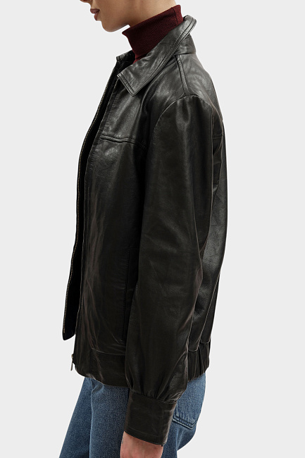 Куртка кожаная Trussardi