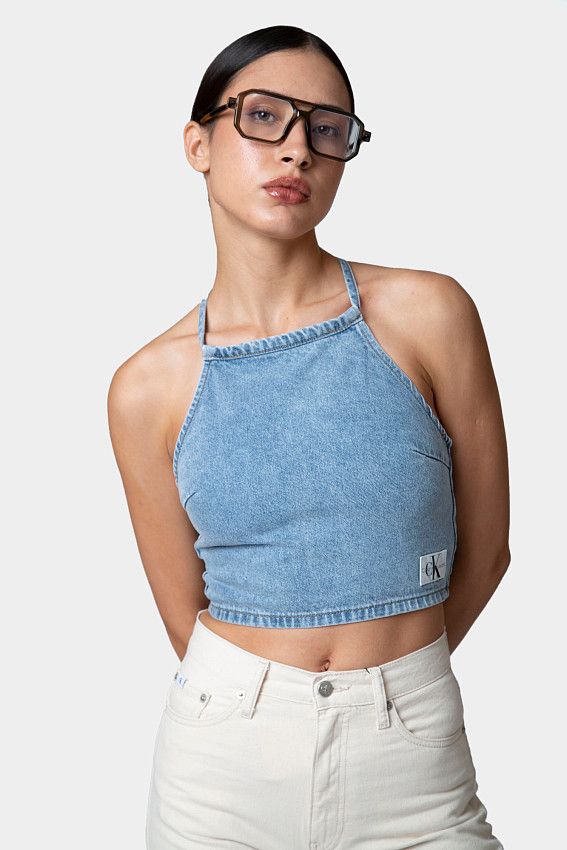 Топ Calvin Klein Jeans Голубой