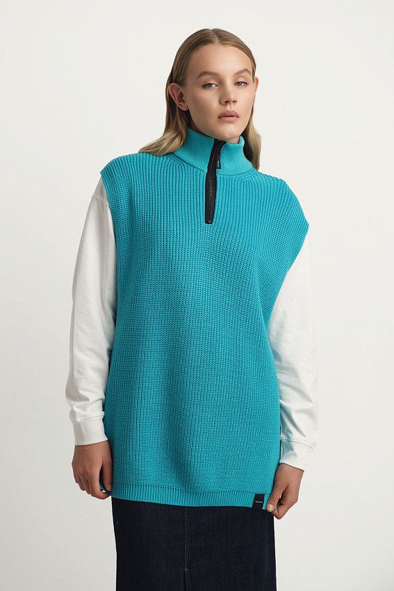 Жилет The Hills Бирюзовый