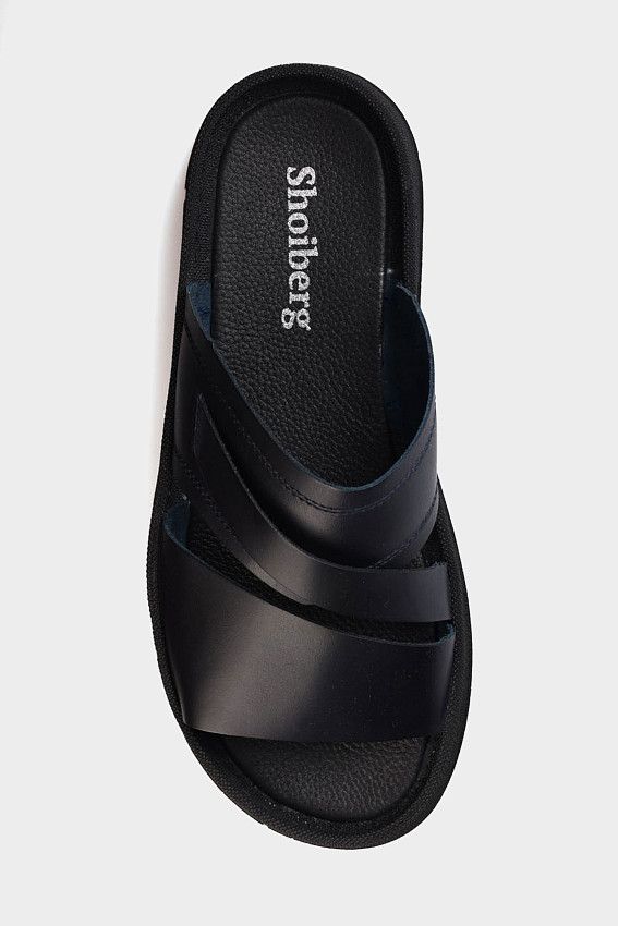 Шлепки Shoiberg Синий