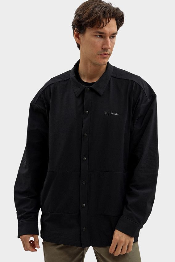 Рубашка с длинным рукавом Columbia Черный
