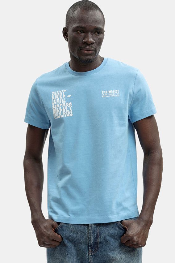 Футболка Bikkembergs Голубой