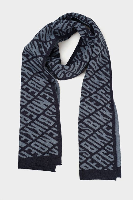 Шарф Bikkembergs Голубой