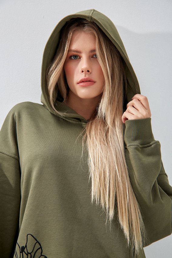 Худи The Hills Хаки