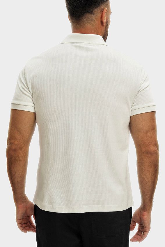 Поло Calvin Klein Jeans Молочный