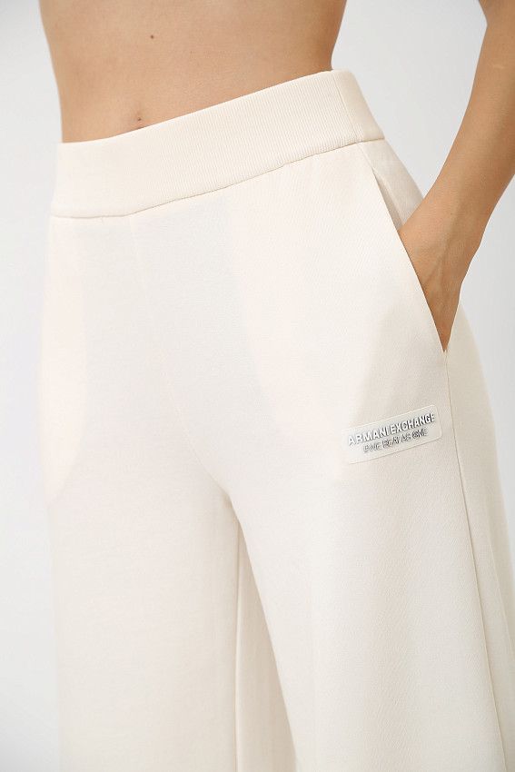 Брюки спортивные Armani Exchange Молочный