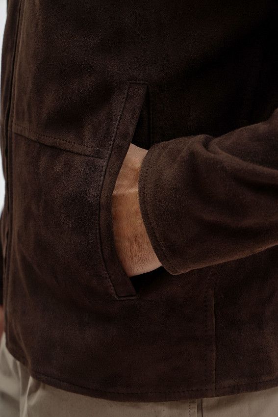 Куртка кожаная Strellson Коричневый