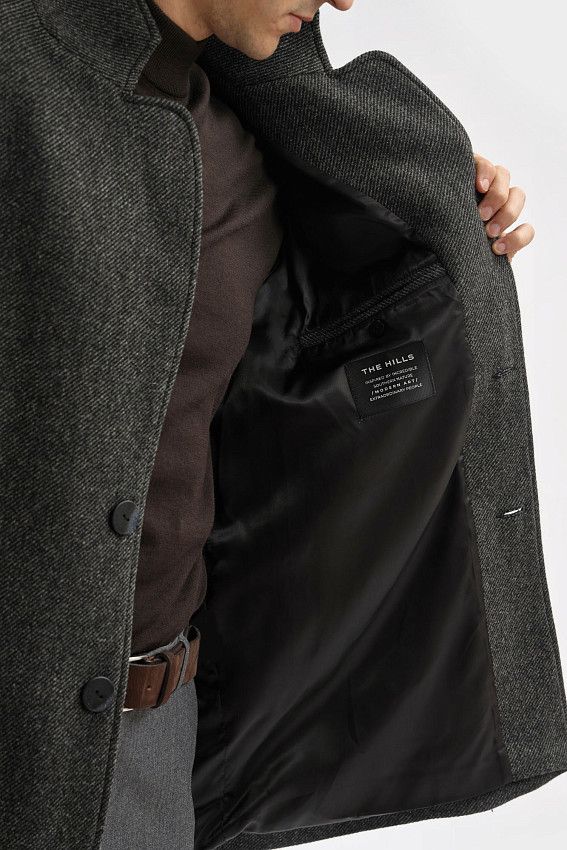 Пальто The Hills Черный