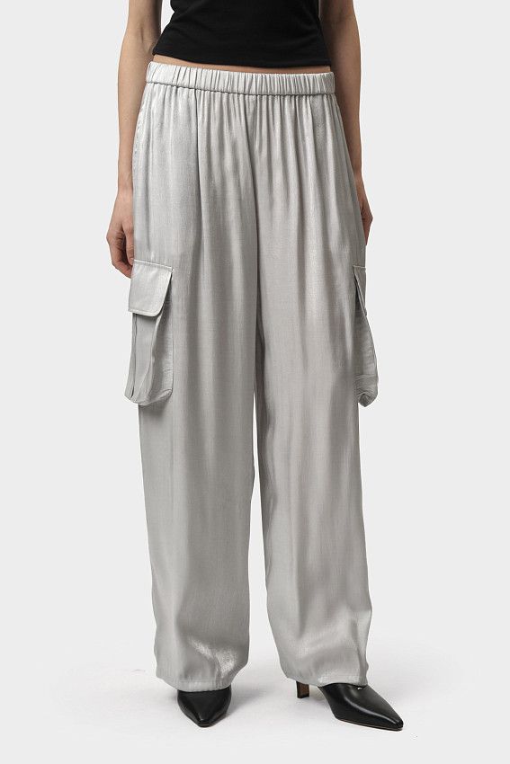 Брюки Armani Exchange Серебряный