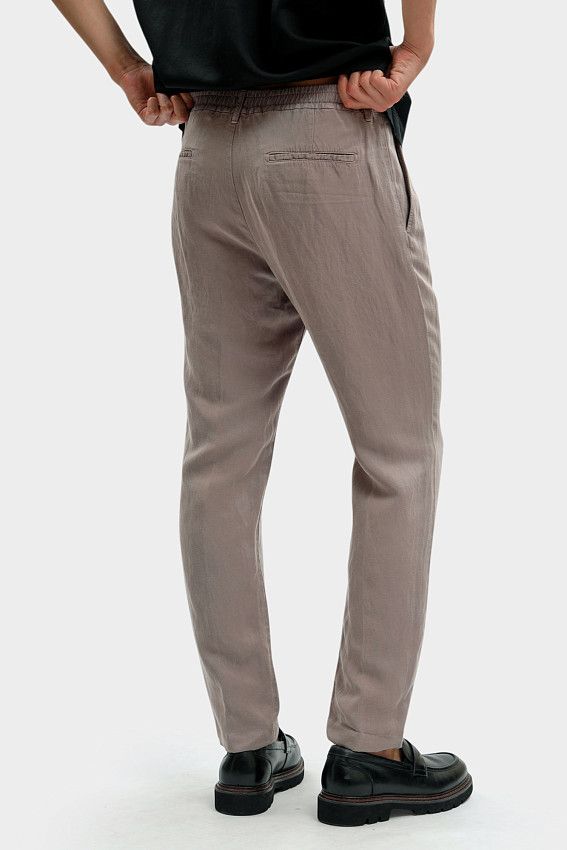 Брюки льняные Strellson Серый