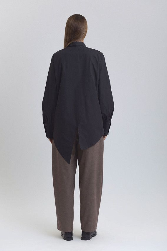 Рубашка с длинным рукавом The Hills Черный