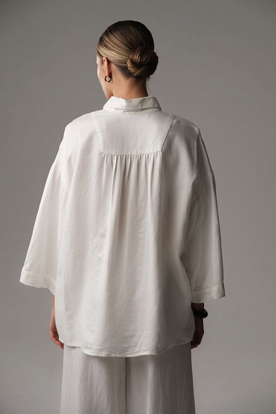 Рубашка с коротким рукавом The Hills Белый