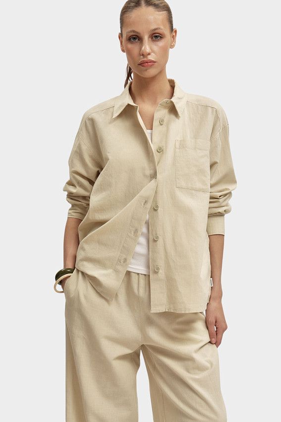 Блузка Mustang Бежевый