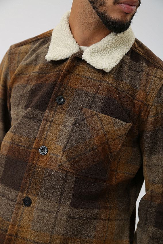 Рубашка с длинным рукавом Strellson Коричневый