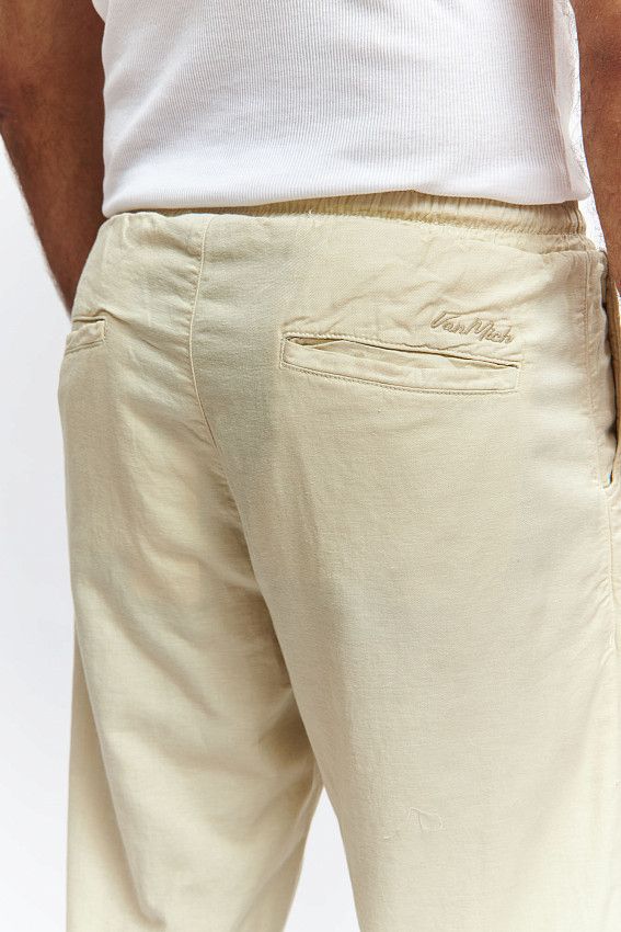 Брюки льняные Van Mich Бежевый