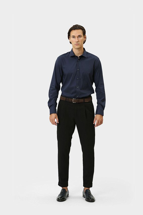 Сорочка д/р Strellson Синий