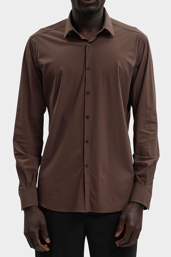 Рубашка Karl Lagerfeld Коричневый