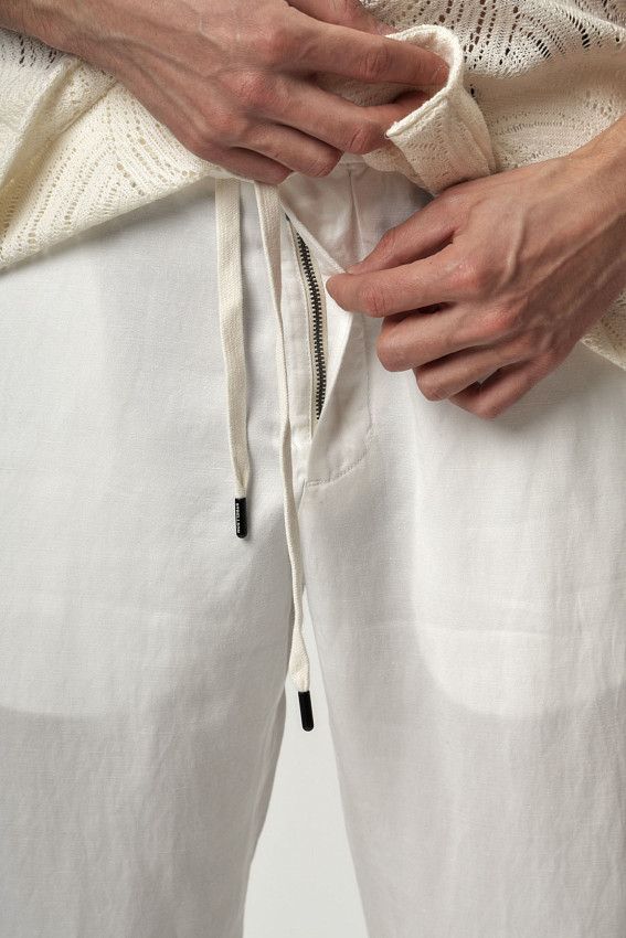 Брюки льняные Strellson Белый